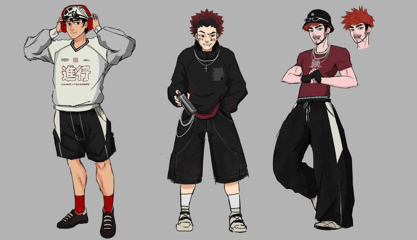 OXGN Odyssey Character Designs